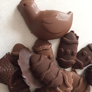 chocolats démoulés
