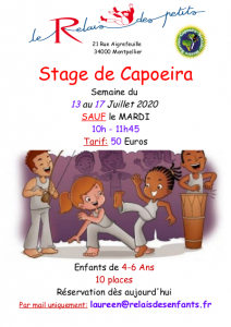 stage capoeira Relais des Petits