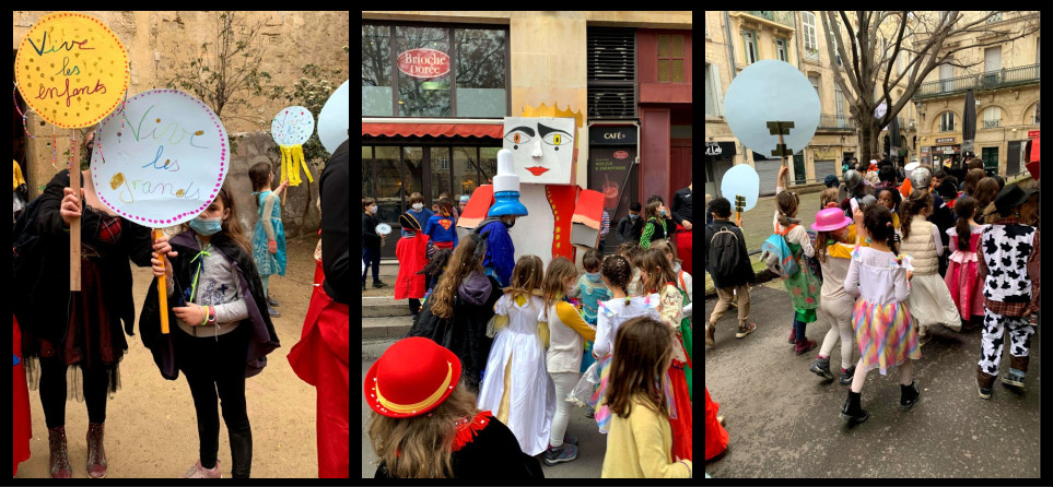 carnaval à Montpellier : le défilé des enfants