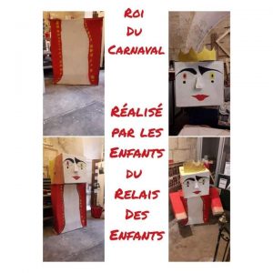 Les étapes de construction du roi du carnaval à Montpellier