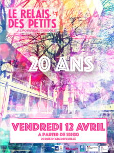 affiche 20 ans du Relais des Petits